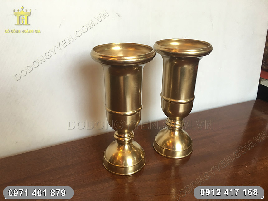 ống hương bằng đồng v&agrave;ng